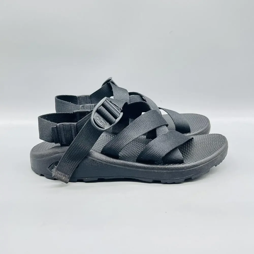 Chaco Sandals Mens 9 Black Adjustable Strap Sport Hiking Outdoor Comfort Shoes